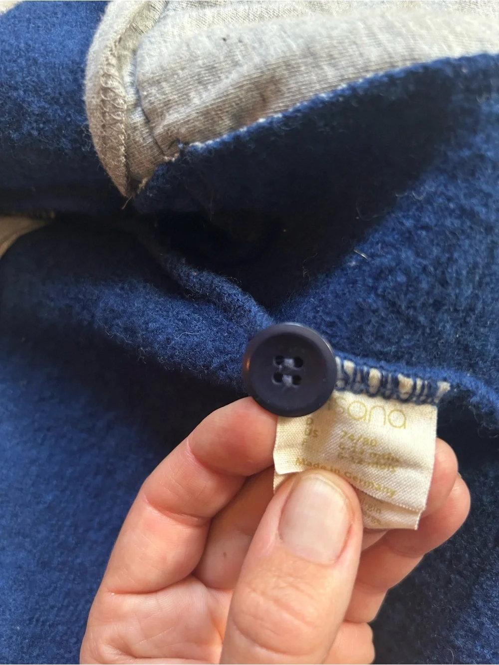 Disana boiled wool button up coat!